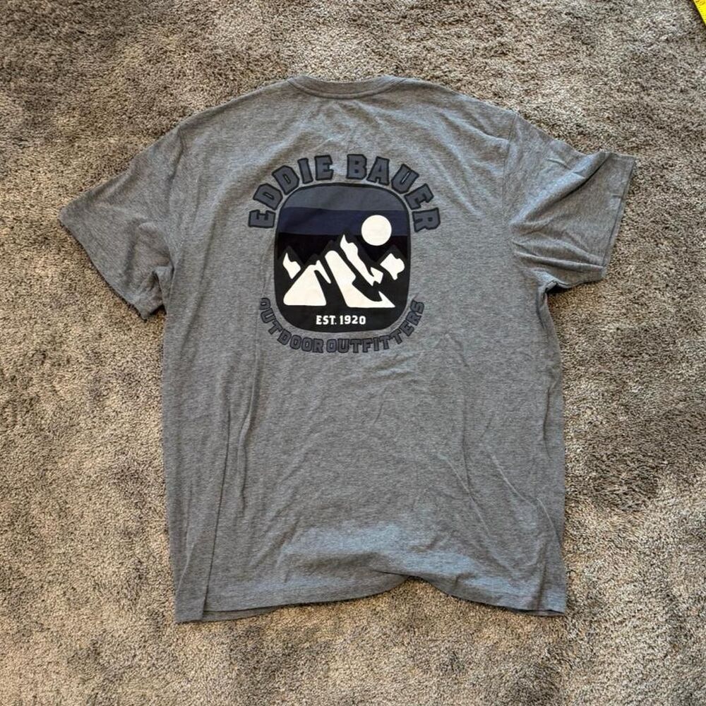 Eddie-bauer Men's Grey T-shirt